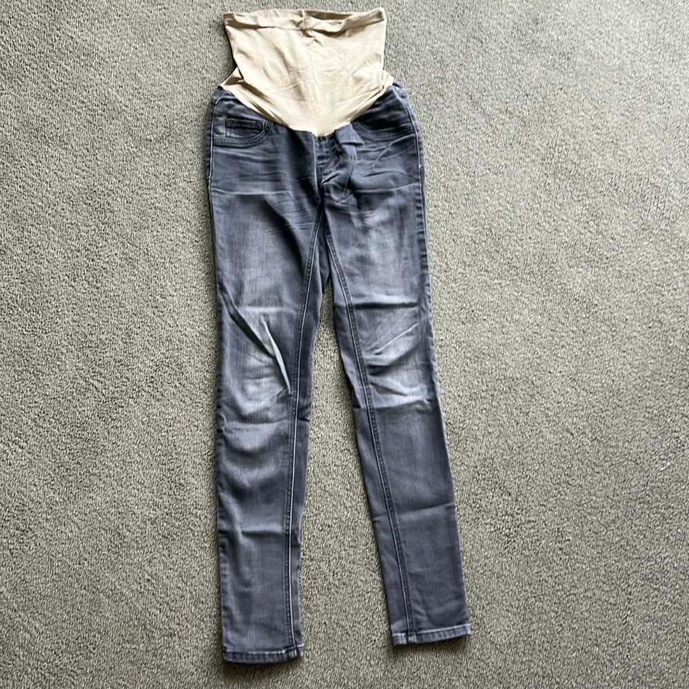 Jessica Simpson Gray Maternity Skinny Jeans